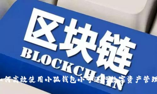 如何高效使用小狐钱包小号进行数字资产管理?