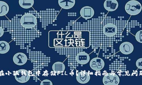 如何在小狐钱包中存储FIL币?详细指南与常见问题解答