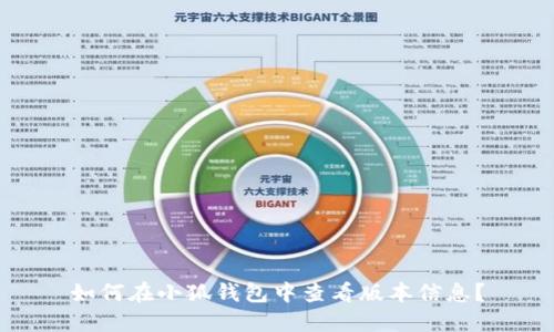 如何在小狐钱包中查看版本信息?