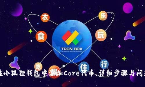 如何在小狐狸钱包中添加Core代币,详细步骤与问题解答