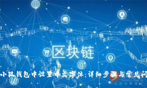 如何在小狐钱包中设置中文字体:详细步骤与常见问题解答
