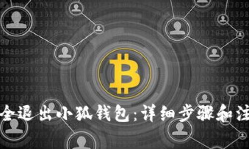 如何安全退出小狐钱包:详细步骤和注意事项