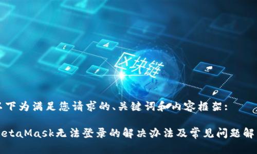 以下为满足您请求的、关键词和内容框架:

MetaMask无法登录的解决办法及常见问题解析