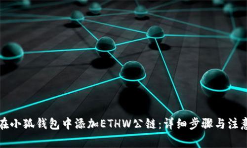 如何在小狐钱包中添加ETHW公链：详细步骤与注意事项