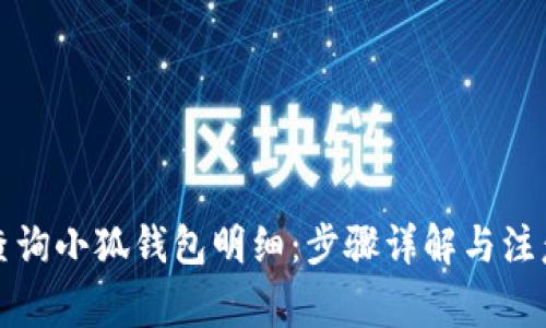 如何查询小狐钱包明细:步骤详解与注意事项